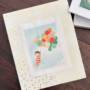 Rifle Paper Co. Dream World Art Print with Multicolor Balloons